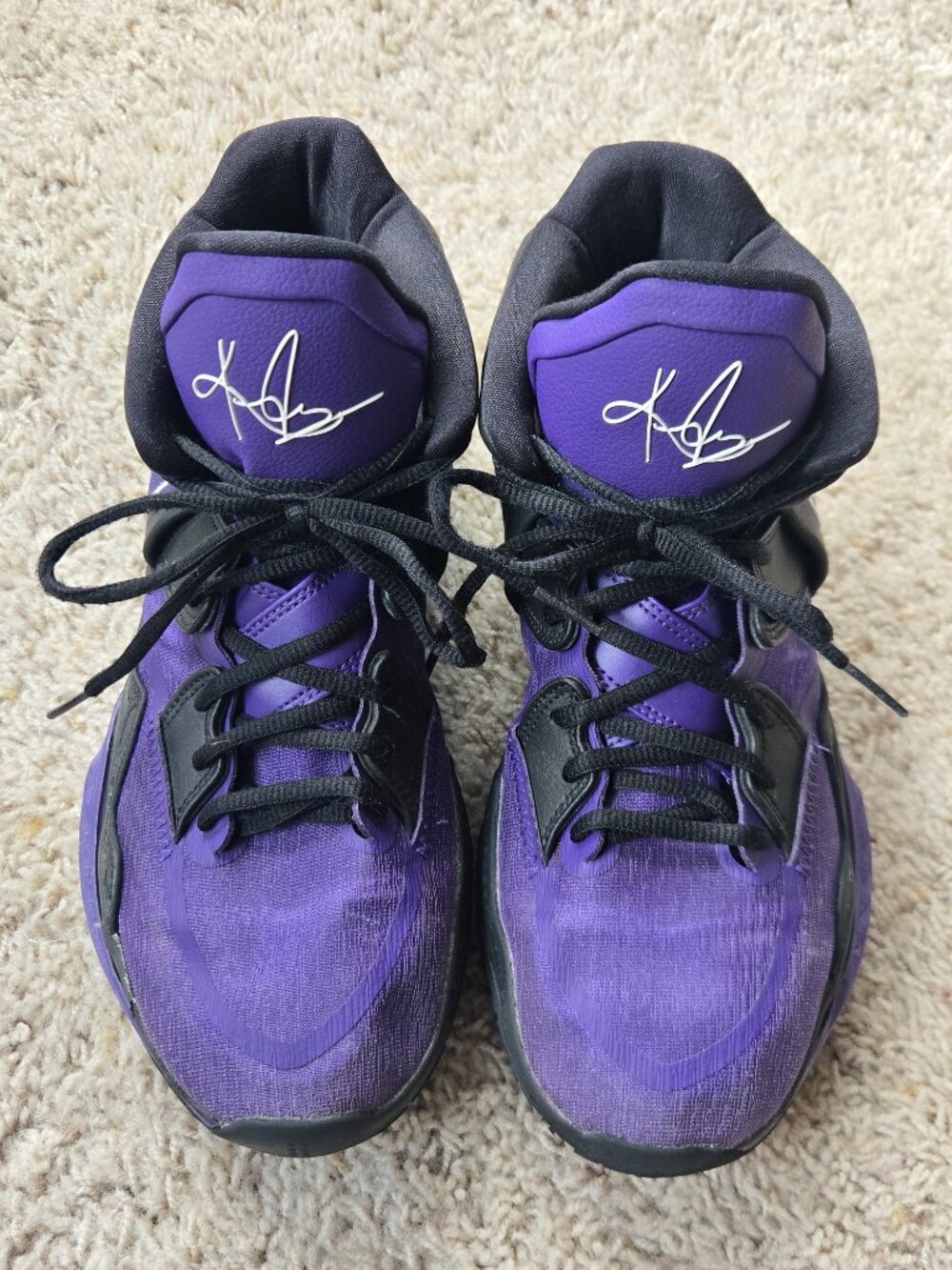 Nike Kyrie Infinity By You Custom Purple Black Basketball Shoes Men’s US Size 10
